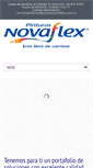 Mobile Screenshot of pinturasnovaflex.com